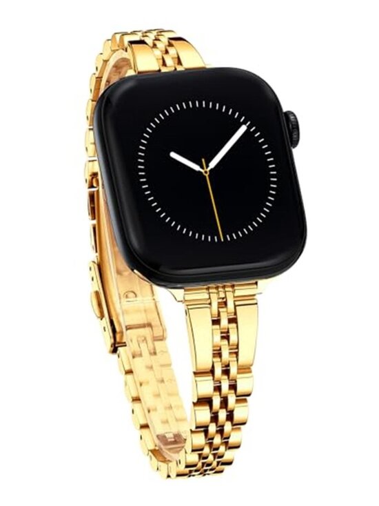 NEW Slim Gold Business/Casual Apple Watch Bandp main image 4